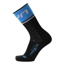Radsocken UYN Man Cycling One Light Black/Cobalt Blue