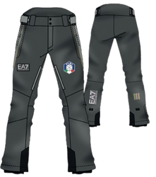 Męskie Spodnie narciarskie Emporio Armani Fisi Ski Pant Dark Grey - 2024/25