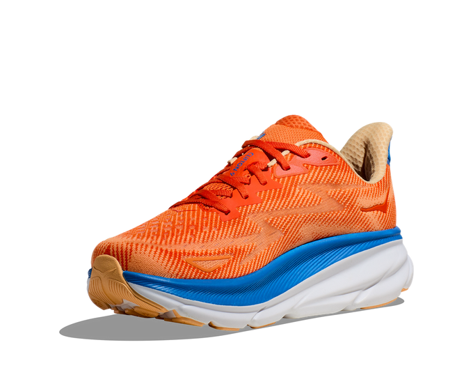 Men shoes Hoka Clifton 9 Vibrant Orange/Impala