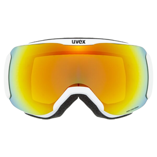 Goggles Uvex Downhill 2100 CV White Matt SL Orange-Green - 2023/24