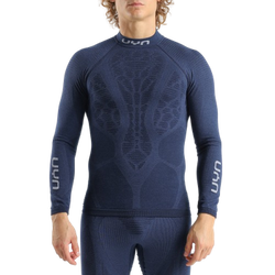 Thermal underwear UYN Man Elevatyon Biomorph UW Shirt Long SL Turtle New Neck Indaco - 2024/25