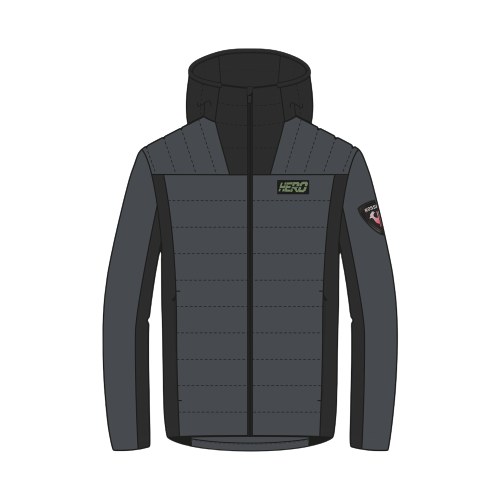 Kurtka puchowa Rossignol Hero Hybrid Light Jkt Onyx Grey - 2023/24