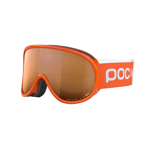 Goggles POC Pocito Retina Fluorescent Orange/Partly Sunny Light Orange - 2024/25