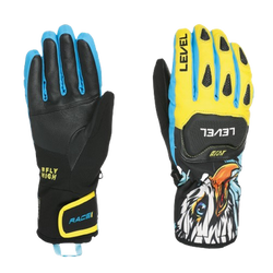 Gloves Level Race Replica Yellow-Blue - 2024/25