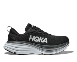 Damen Schuhe Hoka Bondi 8 Black/White