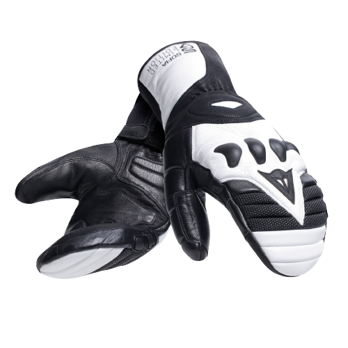 Handschuhe Dainese Ergotek PRO Mitten Sofia Goggia White/Black - 2023/24