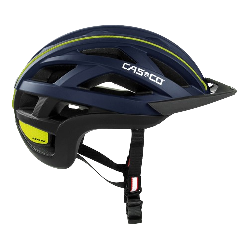 Kask rowerowy Casco Cuda 2 Blue/Neon - 2024