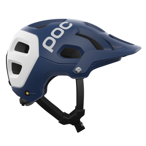 Fahrradhelm POC Tectal Race MIPS Lead Blue/Hydrogen White Matt