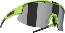 Sunglasses BLIZ Matrix Lime Green/Smoke with silver mirror