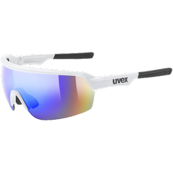 Sonnenbrille Uvex Sportstyle 227 White Mat/Mirror Blue - 2023