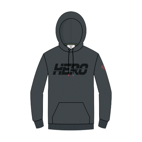 Hoodie Rossignol Hero Hoodie Onyx Grey - 2023/24