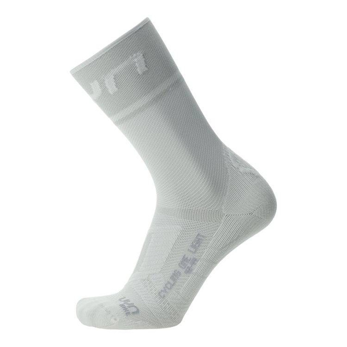 Cycling Socks UYN Man Cycling One Light White/Silver- 2023