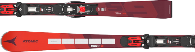 Skis Atomic Redster S9 Revoshock S + X 12 GW Red/Black - 2024/25
