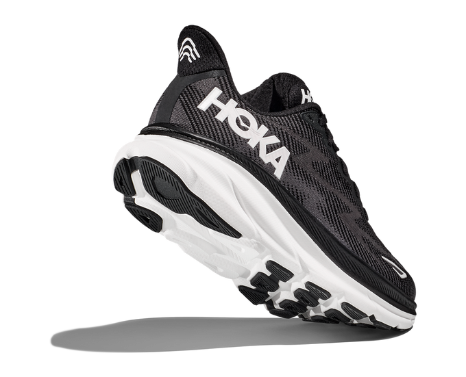 Man Schuhe Hoka Clifton 9 Black/White