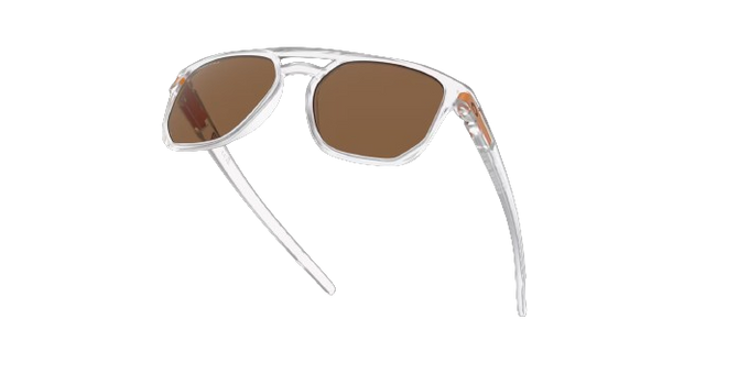 Sunglasses OAKLEY Latch Beta Introspect Collection Prizm Bronze Lenses / Matte Clear Frame