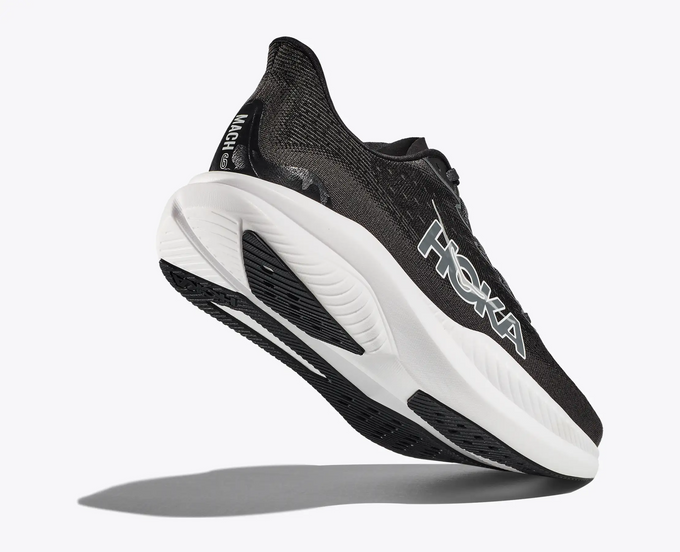 Men shoes Hoka Mach 6 Black/White