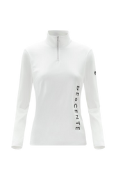 Turtleneck Descente Vertical Logo White - 2024/25