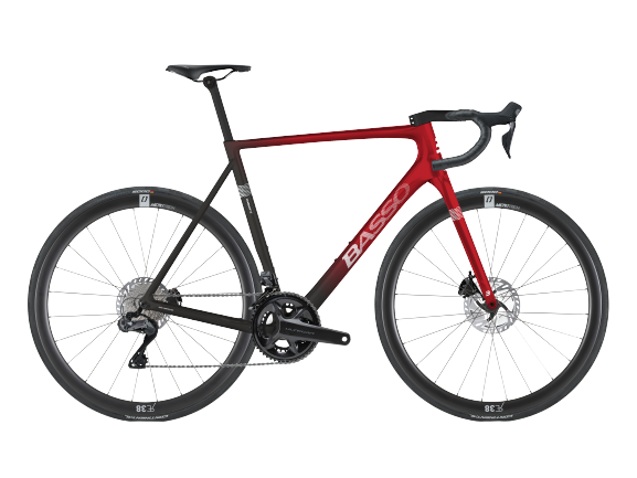 Road bike Basso Diamante Ultegra Di2 Candy Red/Microtech RE38 - 2023