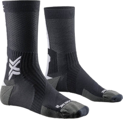 Skarpety rowerowe X-SOCKS Bike Perform Crew Opal Black/Arctic White - 2024