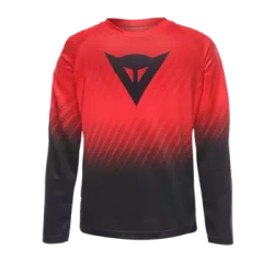 Radtrikot Dainese Scarabeo Jersey LS High-Risk-Red/Black - 2023