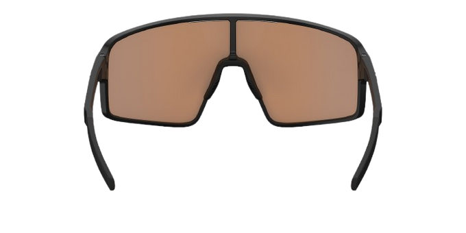 Sonnenbrille BLIZ P001 Matte Black Frame / Coral/Orange Mirror Blue Lenses