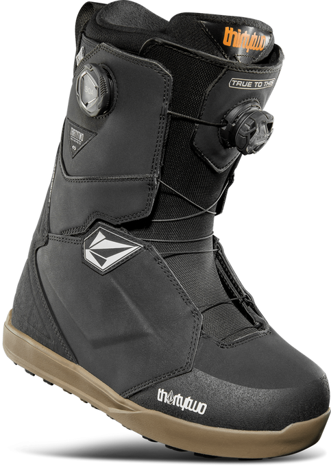 Snowboardstiefel Thirty Two Lashed Double Boa X Volcom Men Black/Gum - 2024/25