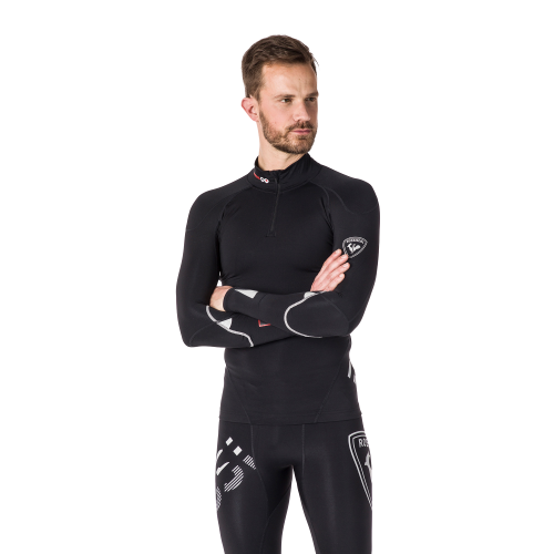 Thermounterwäsche ROSSIGNOL Infini Compression Race Top Black - 2022/23