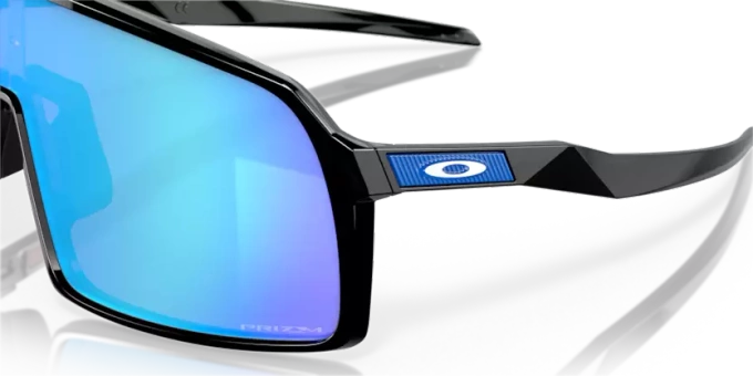 Sunglasses Oakley Sutro Polished Black Frame/ Prizm Sapphire Lenses - 2023