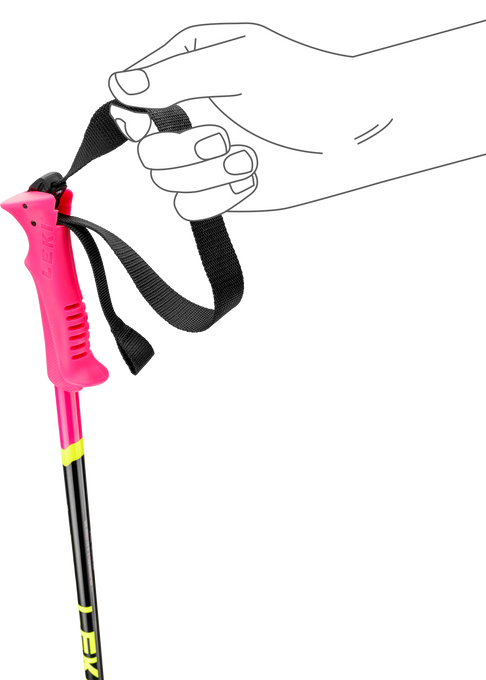 Kije LEKI Racing Kids Pink - 2025/26