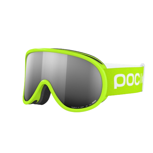 Goggles POC Pocito Retina Fluorescent Yellow/Green/Partly Sunny Silver - 2024/25