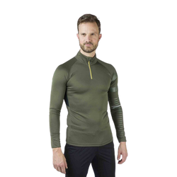 T-shirt ROSSIGNOL Poursuite 1/2 Zip Green - 2022/2023