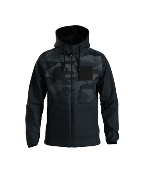 Bluza ENERGIAPURA Sweatshirt Full Zip With Hood Camouflag Dark Grey - 2023/24