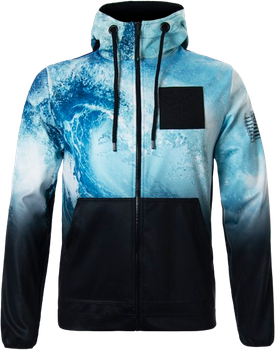 Bluza ENERGIAPURA Sweatshirt Full Zip With Hood Life Wave Junior - 2022/23