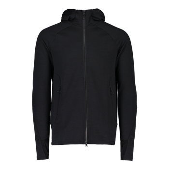 Bluza POC M's Merino Zip Hood Uranium Black - 2023/24