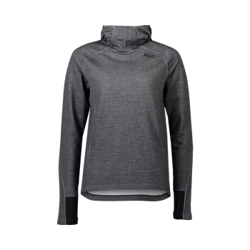 Bluza POC W's Merino Hood Sylvanite Grey Melange - 2023/24