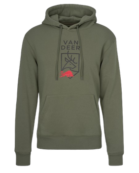 Bluza z kapturem Van Deer Logo Hoodie Khaki - 2024/25