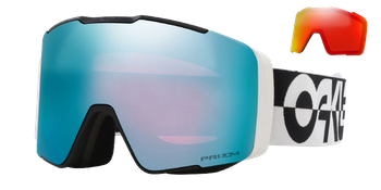 Gogle Oakley Line Miner Pro L Black White Duality Prizm Sapphire + Dodatkowa Szyba Prizm Torch - 2024/25