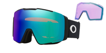 Gogle Oakley Line Miner Pro L Matte Black Prizm Argon + Dodatkowa Szyba Prizm Iced - 2024/25