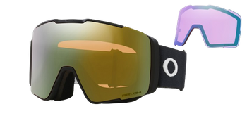 Gogle Oakley Line Miner Pro L Matte Black Prizm Sage Gold + Dodatkowa Szyba Prizm Sapphi Prizm Iced - 2024/25