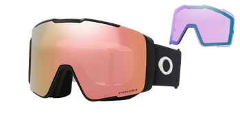 Gogle Oakley Line Miner Pro M Matte Black Prizm Rose Gold + Dodatkowa Szyba Prizm Iced - 2024/25