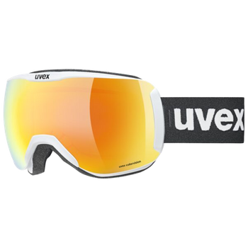 Gogle Uvex Downhill 2100 CV White Matt SL Orange-Green - 2023/24