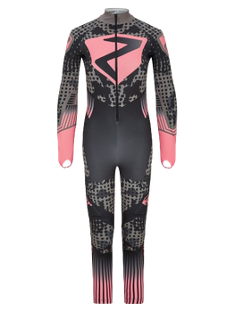 Guma narciarska Ziener RCE Racesuit Black Foggy Print Pink Vanilla - 2024/25