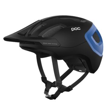 Kask Rowerowy POC Axion Uranium Black/Opal Blue Metallic/Matt - 2023