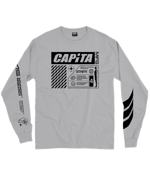 Koszulka Capita Mental Long Sleeve Tee Light Grey - 2024/25