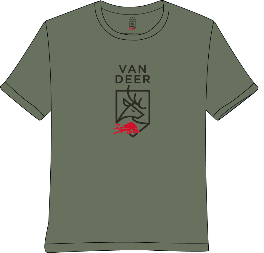 Koszulka Van Deer T-Shirt Jr Khaki - 2024/25