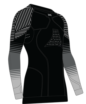 Koszulka termoaktywna X-bionic Invent FX Shirt LS Men Black/Grey/Light Grey - 2024/25