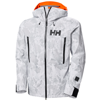 Kurtka narciarska Helly Hansen Sogn Shell 2.0 Jacket Grey Fog Snow Camo Aop - 2024/25