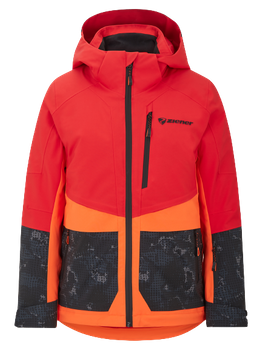 Kurtka narciarska Ziener Trivor Man Padded Red Orange Pop - 2024/25