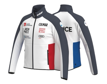 Męski Softshell Colmar Replica Softeshell Jacket White/Black/Blue/Red - 2024/25