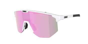 Okulary BLIZ Hero White Matt Frame/Brown with Pink Lenses